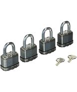 Master Lock 1-3/4 M1XQHC 1-3/4&quot; PADLOCKMAGNUMLAM4/PK, Metal - $855.20 MXN