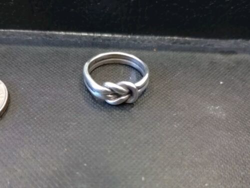 James Avery Retired 925 Sterling Silver Lovers Knot Ring Size 7 Free Shipping  - $39.99