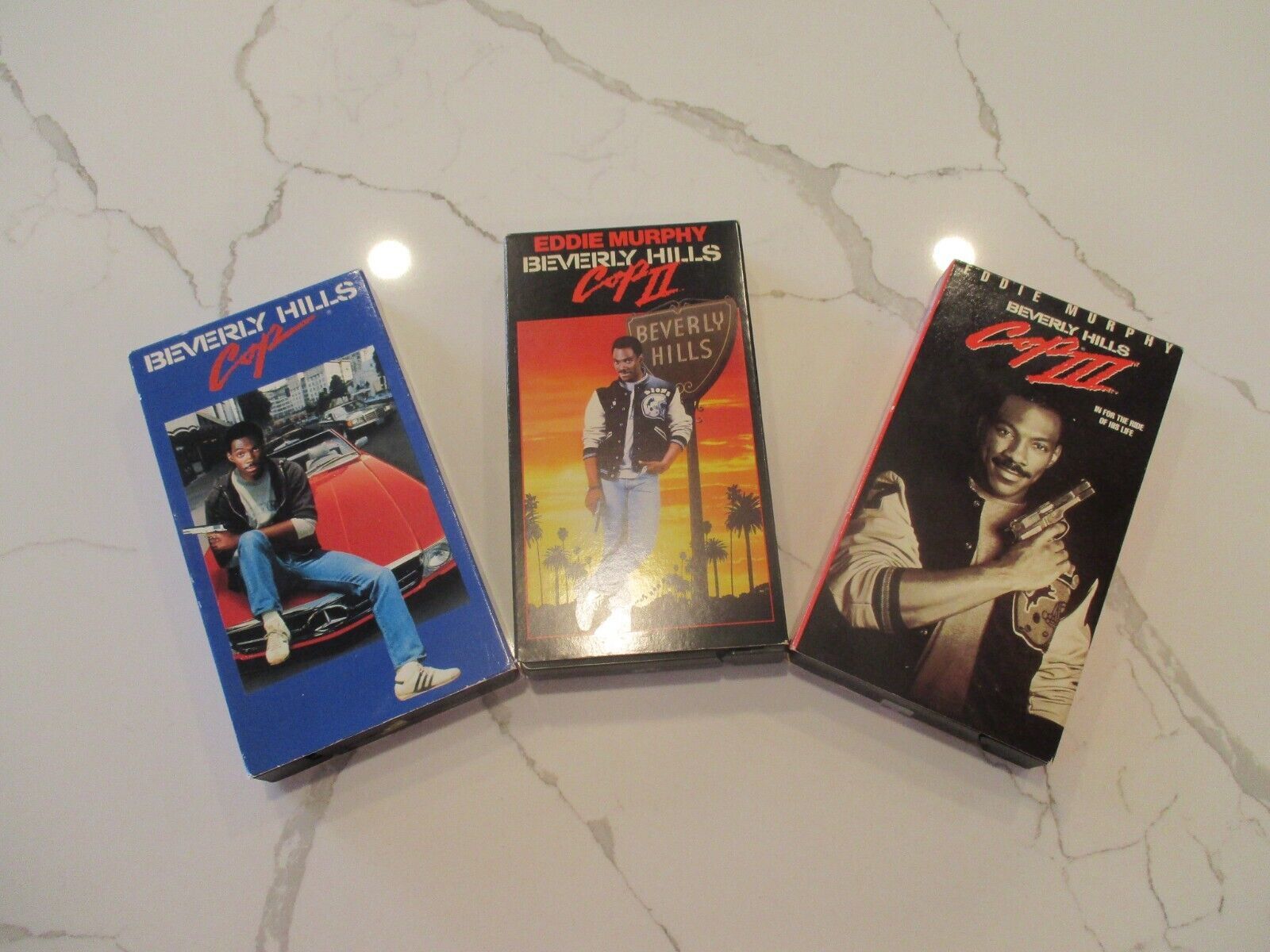 VHS Beverly Hills Cop trilogy set Axle Foley Eddie Murphy Beverly Hills ... - $69.99
