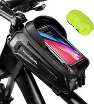 &quot;Rockbros Bike Phone Bag Bike Pouch Bicycle Front Frame Bag Waterproof Top Tube - £30.62 GBP