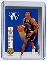 1992-93 SkyBox Olympic Team USA Scottie Pippen #USA5 Insert Chicago Bulls - £4.65 GBP