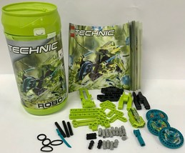 Lego Technic Swamp Roboriders #8509 Green Canister &amp; Instructions - 97% Complete - £14.14 GBP