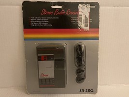 Rare IMA Stereo Radio Receiver SR-2EQ Earphones 3 Band Graphic Equalizer... - $39.59