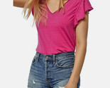 FREE PEOPLE We The Free Damen T-Shirt Kurzarm Sanft Rosa Größe XS OB1099000 - $44.79