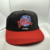 Vintage Planet Hollywood RENO Nevada Black Snapback Cap Hat Embroidered ... - $17.81