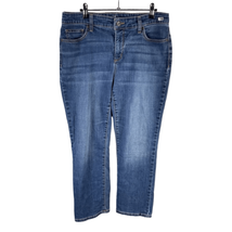St John’s Bay Straight Jeans 14S Women’s Dark Wash Pre-Owned [#3546] - £16.02 GBP