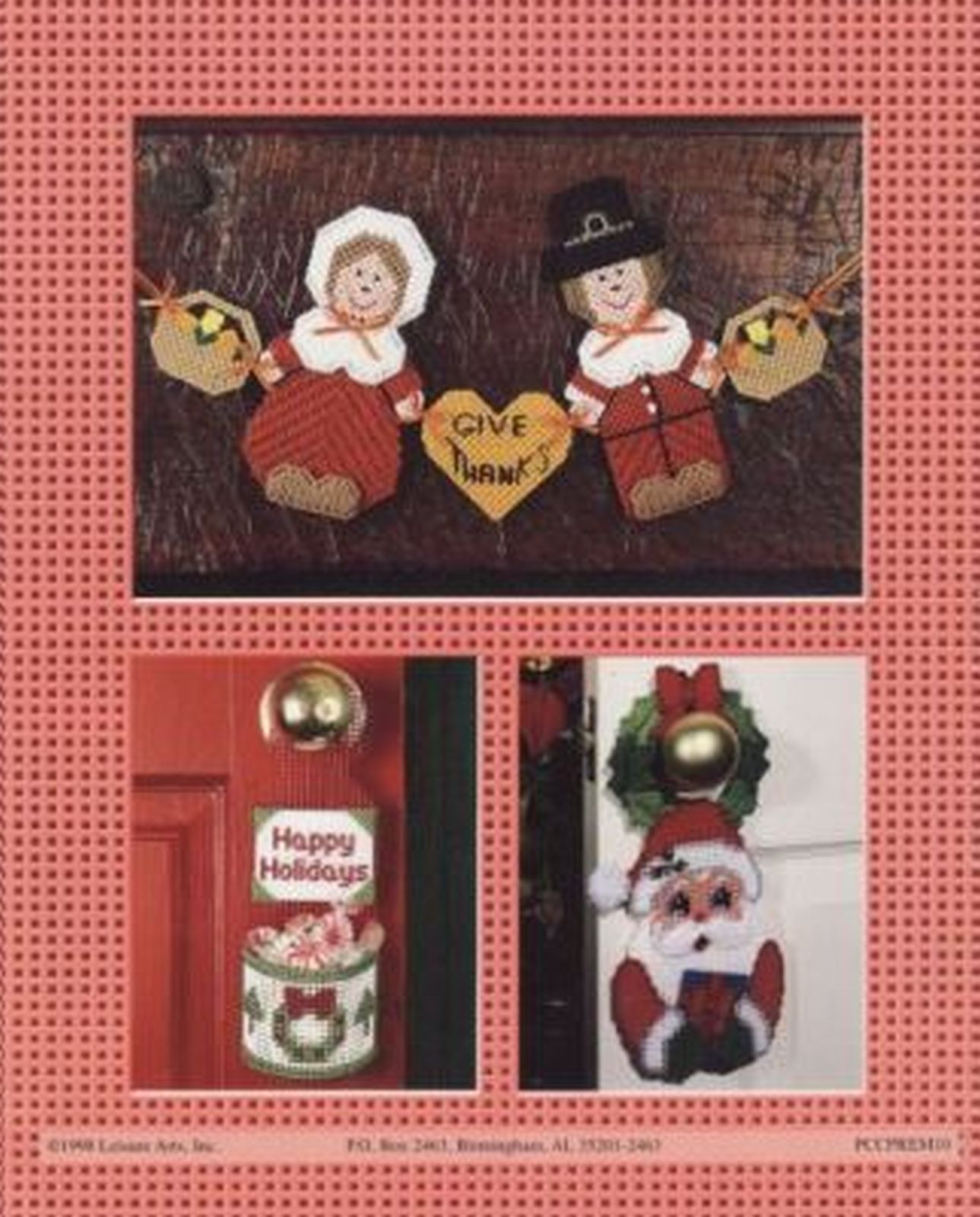 Plastic Canvas Halloween Jack O Lantern Wall Hanging Xmas Door Basket ...