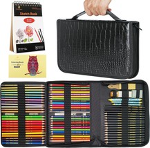 Drawing Kit, 78Pcs Sketch Color Metallic Colored Watercolor Graphite Pencil, - £31.84 GBP