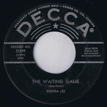 Brenda Lee The Waiting Game 45 rpm Think Canadian Pressing - £3.97 GBP