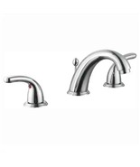 Builders 8 in. Widespread Double-Handle High-Arc Bathroom Faucet Polishe... - $67.36 CAD