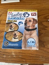 Lucky Leash  2 n 1 collar &amp; Retratable Leash  L/XL  AS SEEN ON TV - £6.25 GBP