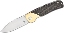 Kizer Vanguard Mark Perez Gavel Front Flipper Knife 2.87&quot; 154CM Satin Sp... - £132.43 GBP