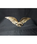 Vintage Large Federal American Eagle Wall Hanging 24 inch Wingspan Brass - $49.01 CAD