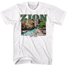 Zion Canyon Narrows Men&#39;s T Shirt Red Stone National Park Utah Nature Preserve - £19.43 GBP+