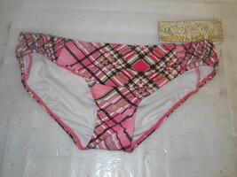 Beach House New Womens Azalea Pink Multi Bathing Suit Size 8 Bikini Bottom - $38.61