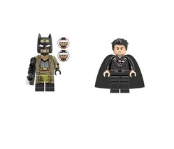 Superman and Knightmare Batman Minifigures Justice League Movie Set - $7.99