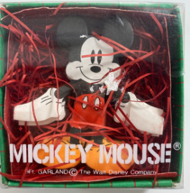 Vintage Kurt Adler Disney Mickey Mouse Paper Garland 9 ft - $13.12