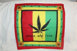 Bandana Marijuana Leaf Leaves Weed Cannabis Handkerchief ( Set Of 3 Different ) - £6.53 GBP