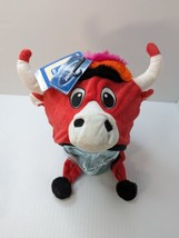 Vintage 90&#39;s Chicago Bulls Winter Hat Benny The Bull Earflaps NWT NOS Toboggan  - £46.44 GBP