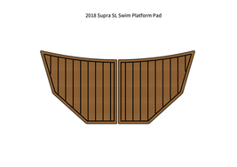 2018 Supra SL Swim Platform Step Mat Boat EVA Faux Foam Teak Deck Flooring Pad - £224.57 GBP