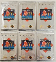 1992-93 Upper Deck McDonald&#39;s Hockey 6(Six) Pack Lot Sealed Unopened  - £14.13 GBP