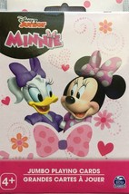 Disney Junior Minnie Mouse Jumbo Playing Cards Ages 4+- New - $7.79