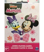 Disney Junior Minnie Mouse Jumbo Playing Cards Ages 4+- New - $10.65 CAD