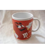 Vintage 2002 Red M&amp;M Coffee Mug 10oz - $371.16 MXN