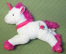 15&quot; Unicorn Plush This &amp; That White Pink Horn Collar Stuffed Animal Stars 2019 - £7.56 GBP