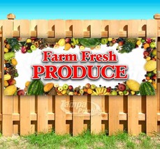 FARM FRESH PRODUCE Advertising Vinyl Banner Flag Sign Many Sizes - $18.02+