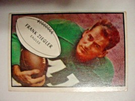 1953 Bowman #89 Frank Ziegler-vg-Philadelphia Eagles - $10.00
