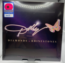 Dolly Parton Diamonds &amp; Rhinestones Greatest Hits Exclusive PINK Vinyl - £38.80 GBP