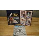 1989 CMC Mickey Mantle Yankees 20 Card Folder Kit Talking Baseball Card ... - £19.45 GBP