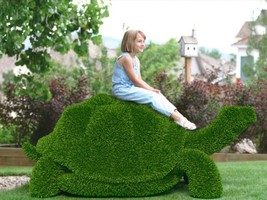 Outdoor Animal Turtle Topiary Green Figures covered in Artificial Grass great fo - £3,628.40 GBP