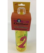 Vintage Baby Bottle Gerber Decorator Nurser 9oz Tropical Tesoro’s Tinted... - $44.97 CAD