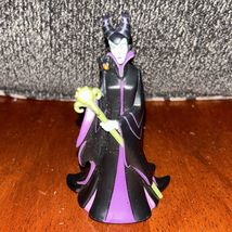 DISNEY PLAY FIGURE SET 4" MALEFICIENT RAVEN SLEEPING BEAUTY TOY DOLL CAK... - $13.94