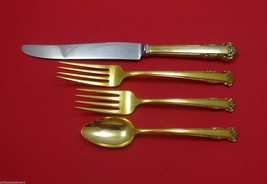 English Shell Vermeil by Lunt Sterling Silver Regular Size Place Setting(s) 4pc - $296.01
