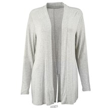 The Ladies Modal Casual Pajamas Cardigan Large Gray Sleepwear - £22.32 GBP