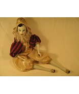 15&quot; Porcelain CLOWN DOLL *Very nice* [Y113] - $17.54