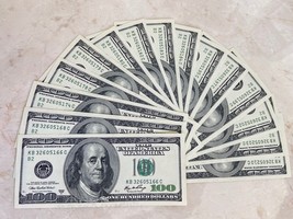 2006 A $100 Dollar Bill Federal Reserve Consecutive Sequential BankNote ... - $145.53