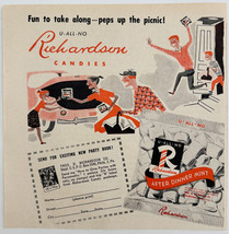 1954 Richardson Candies After Dinner Mints Advertisement Candy Dessert D... - $19.99