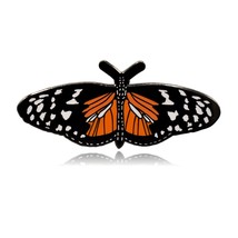 Tiger Longwing Butterfly Hard Enamel Pin - £7.86 GBP