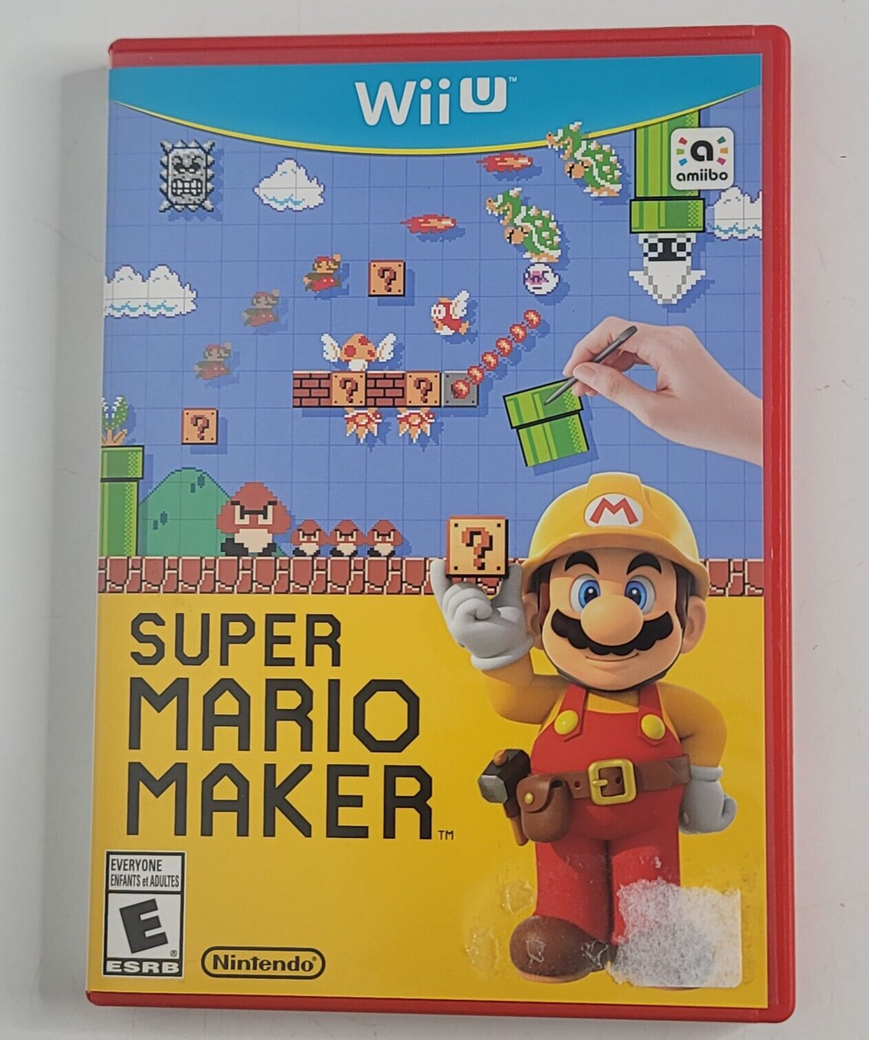 Super Mario Maker Nintendo Wii U Game 2015 Complete Tested w/Electronic Manual - $9.99