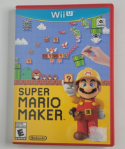 Super Mario Maker Nintendo Wii U Game 2015 Complete Tested w/Electronic Manual - £7.80 GBP