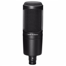 Audio-Technica Microphone AT2020 Pro Cardioid Capacitor, Black,Large - £117.35 GBP