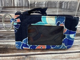 Vera Bradley Lotus Flower Swirl ID Case Lanyard w/o Strap - $8.36