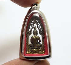Lord Buddha Niruntarai Beautiful Thai Amulet Strong Protection Win Lucky Pendant - £43.00 GBP