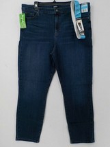 Buffalo David Bitton Mollie Jeans Ladies SZ 20/40 Dark Blue Wash HighRis... - £13.90 GBP