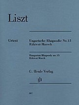 G. Henle Verlag Hungarian Rhapsody No. 15 (Rkoczi March) By Liszt [Sheet music] - £7.25 GBP