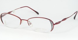 Vuillet Vega Prestige 784 47 Burgundy /BLACK Eyeglasses Glasses 50-18-135 France - $171.10